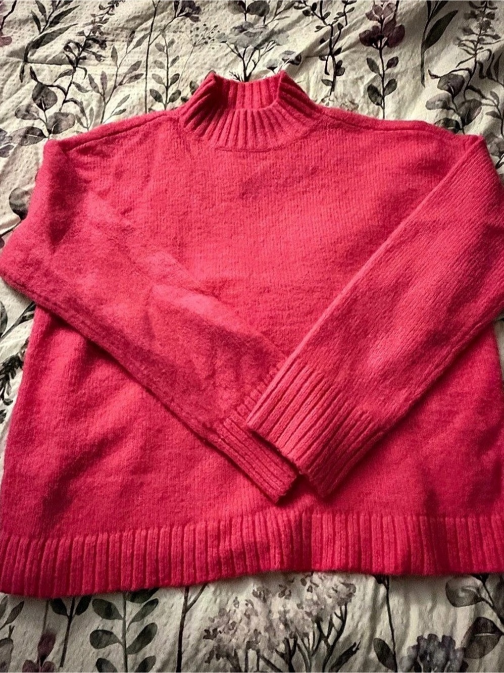 Pink Turtleneck Sweater Like New